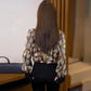 [Gift for Women] Women's Stylish High-neck Long-sleeve Slim Tops spiyle