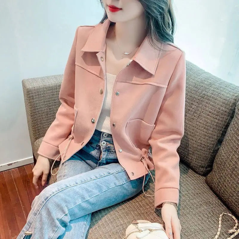 [Christmas gifts]Women's Simple Sweet Short Jacket spiyle