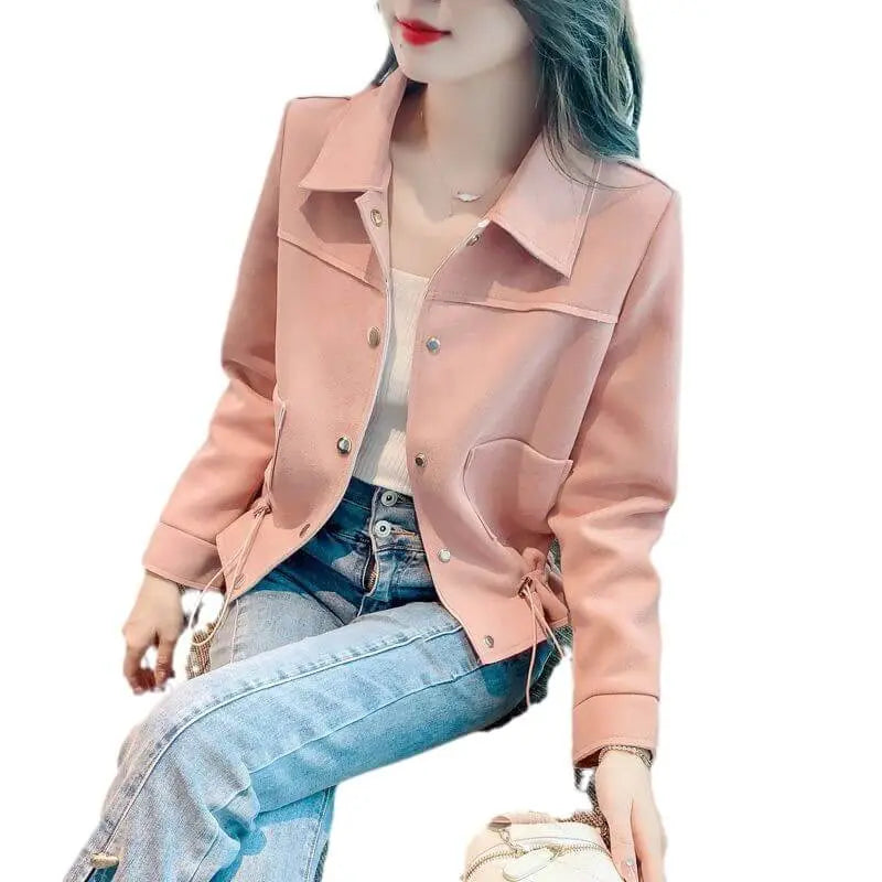 [Christmas gifts]Women's Simple Sweet Short Jacket spiyle