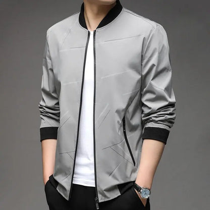 Men's Casual Stand Collar Jacket aimtoyou