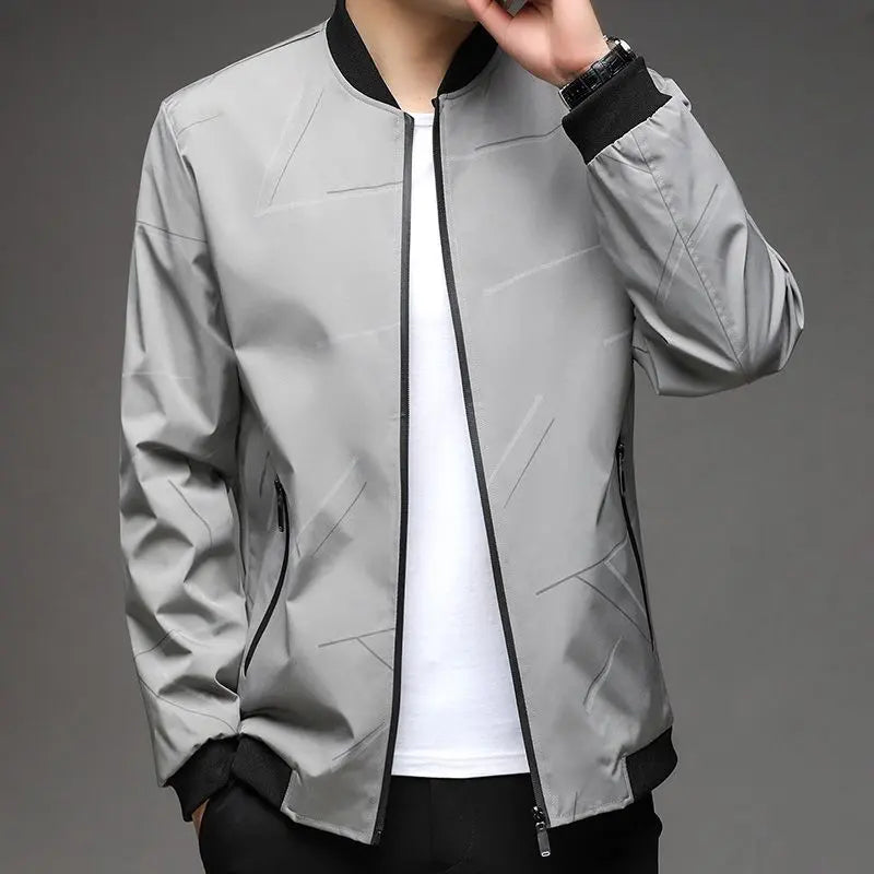 Men's Casual Stand Collar Jacket aimtoyou