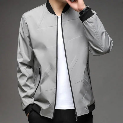 Men's Casual Stand Collar Jacket aimtoyou