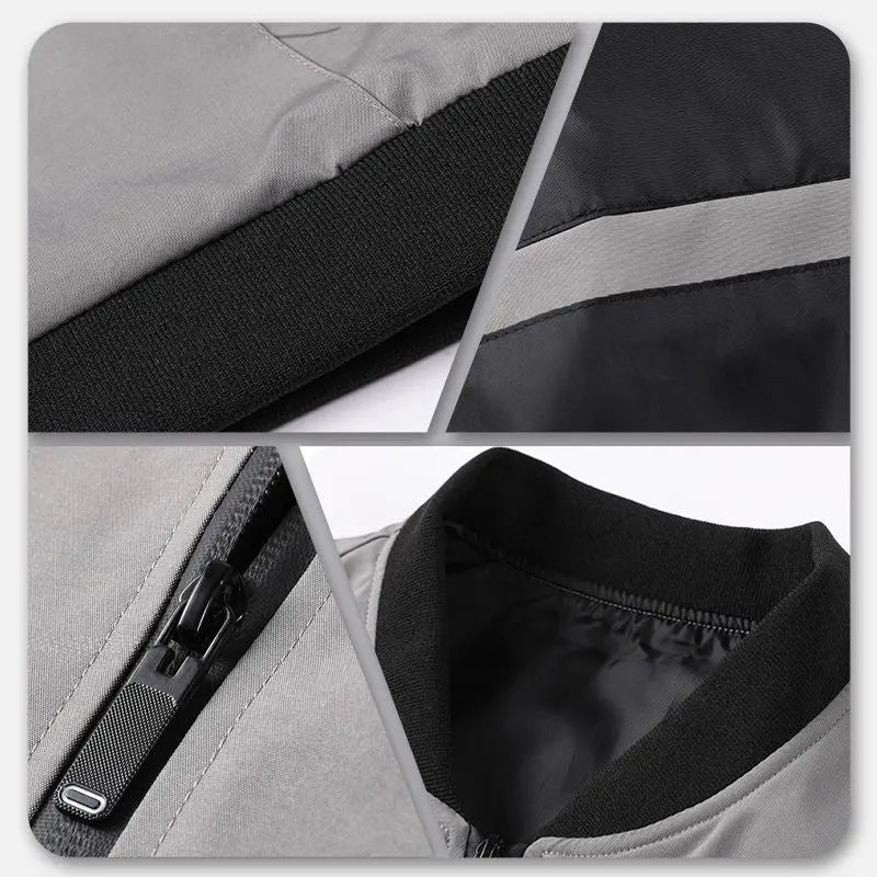 Men's Casual Stand Collar Jacket aimtoyou