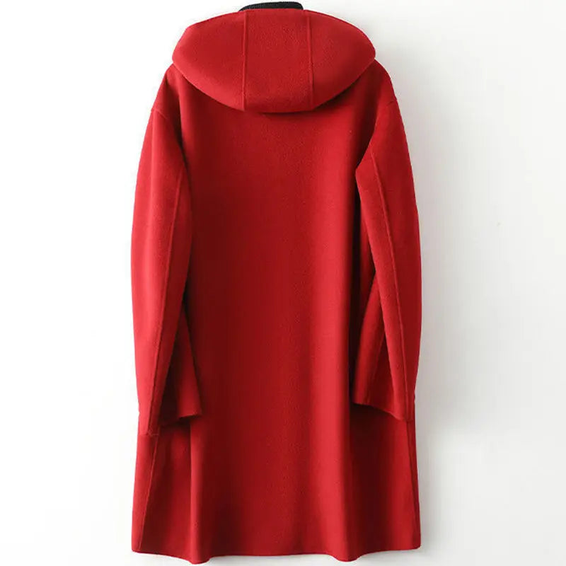 [Winter Gift For Her] Women's Hooded Double-sided Woolen Coat spiyle