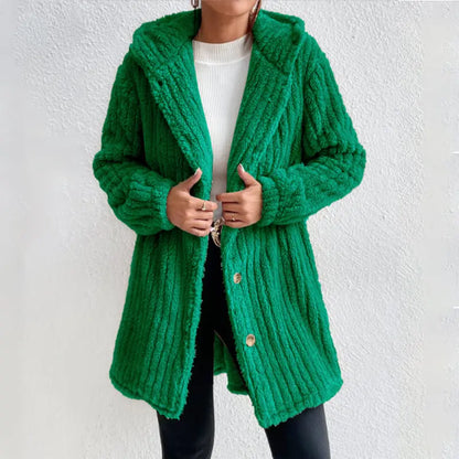 🎁【The Perfect Winter Gift】 Button Down Hooded Knit Cardiga spiyle