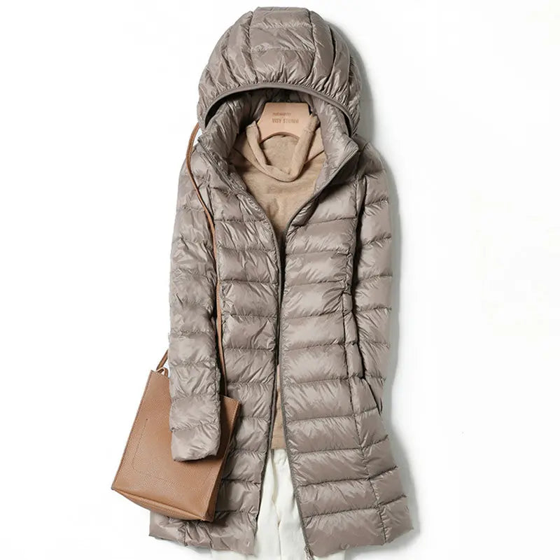 🔥HOT SALE🔥[Best Gift For Her] Women's Hooded Down Jacket(50%OFF) spiyle