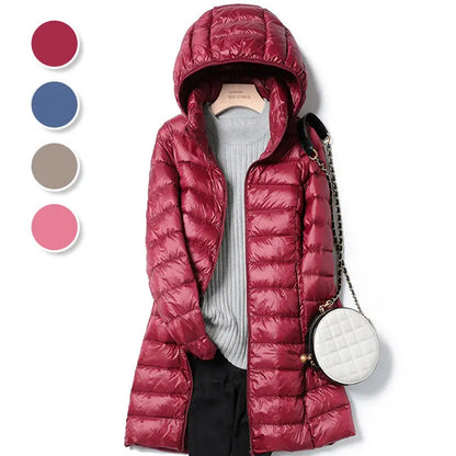 🔥HOT SALE🔥[Best Gift For Her] Women's Hooded Down Jacket(50%OFF) spiyle