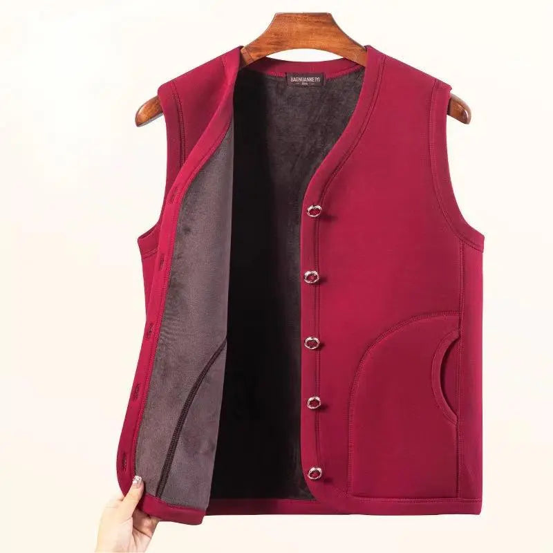 Ideal Gift - Warm Button-Down Outerwear Vest spiyle