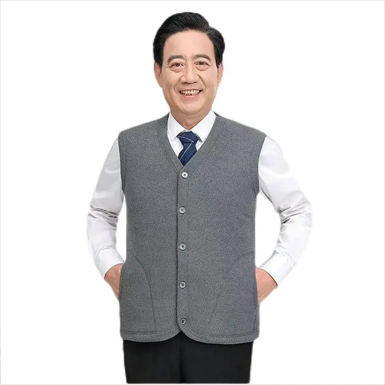 Ideal Gift - Warm Button-Down Outerwear Vest spiyle