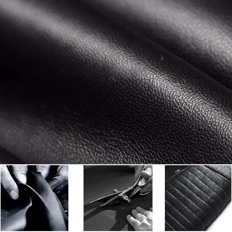 Nice Gift! 3-button Quilted Matte Leather Leggings for Women spiyle