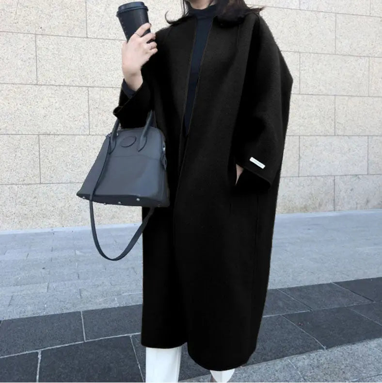 Best Gift-Winter Women's Elegant Fashion Solid Color Long Coat spiyle