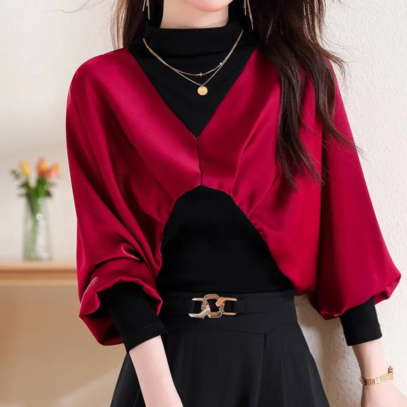 🔥HOT SALE 50%OFF🔥[Gift For Women] Women's Chic Fake 2-piece Top spiyle