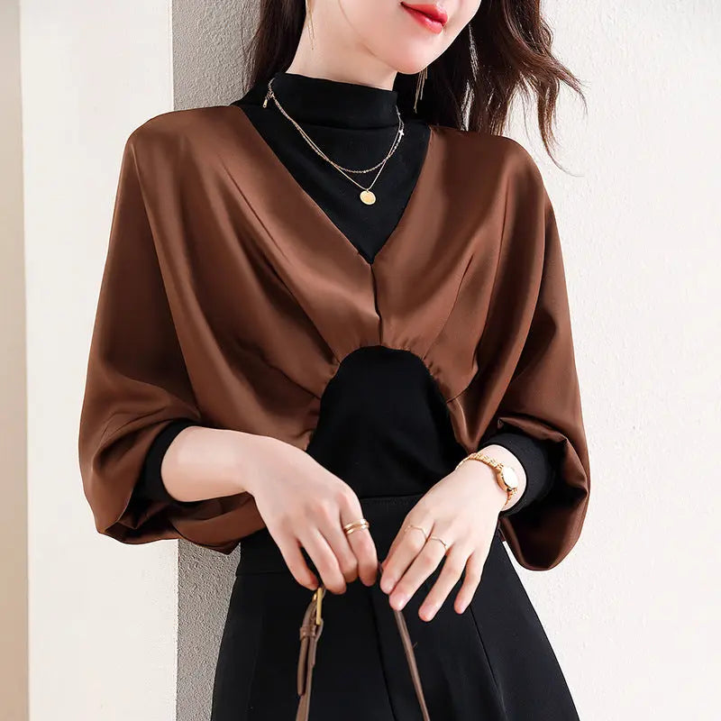 🔥HOT SALE 50%OFF🔥[Gift For Women] Women's Chic Fake 2-piece Top spiyle
