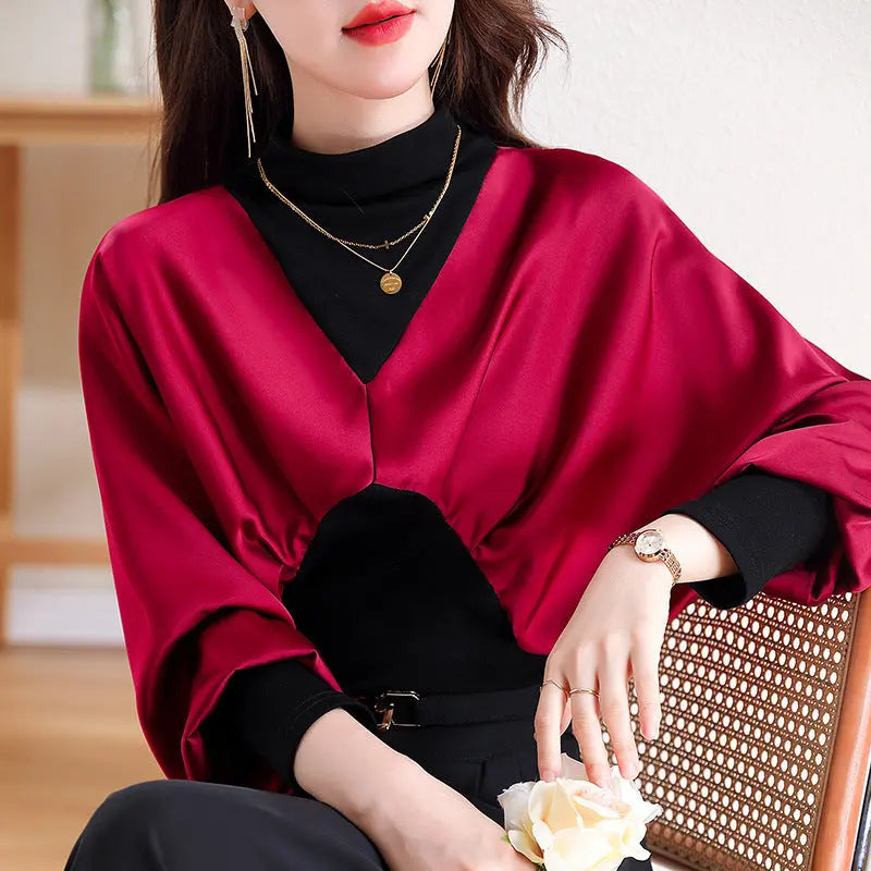 🔥HOT SALE 50%OFF🔥[Gift For Women] Women's Chic Fake 2-piece Top spiyle