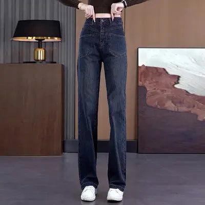 Fitted Wide Leg Jeans spiyle