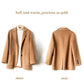 【Easy Care and Machine Washable】Sheep Wool Short Woolen Coat spiyle