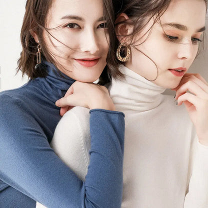 [warm gift] Women’s Turtleneck Soft Slim Sweater spiyle