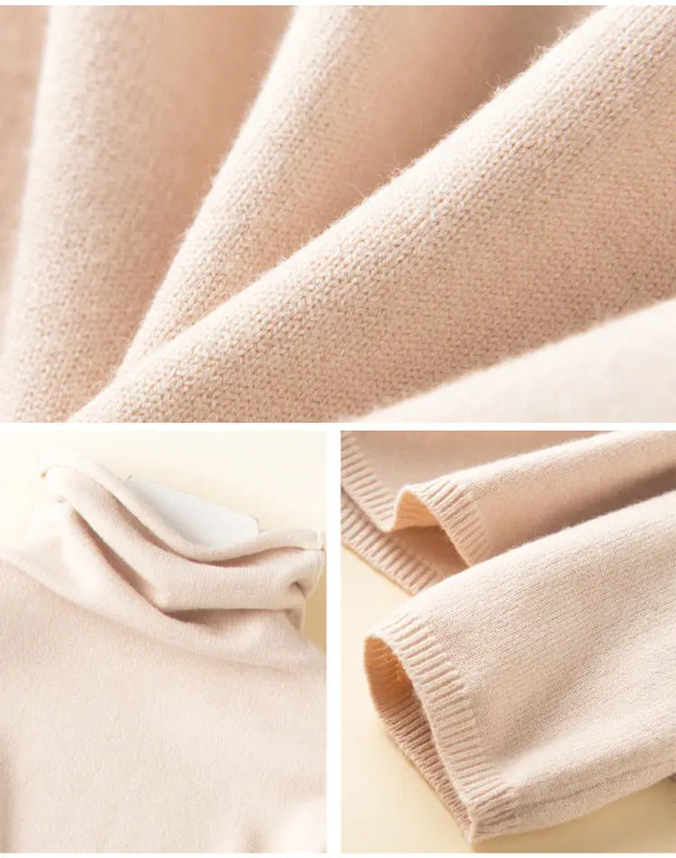 [warm gift] Women’s Turtleneck Soft Slim Sweater spiyle