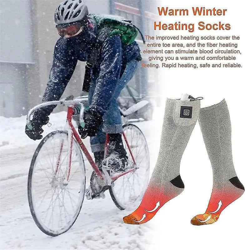🎅HOT SALE Christmas Sales🔥Heated Socks with Adjustable Temperature - Upgraded Batteries - Unisex spiyle
