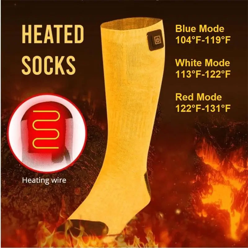 🎅HOT SALE Christmas Sales🔥Heated Socks with Adjustable Temperature - Upgraded Batteries - Unisex spiyle