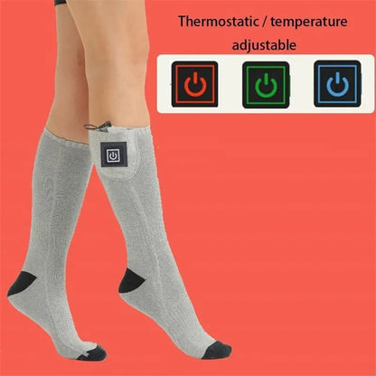 🎅HOT SALE Christmas Sales🔥Heated Socks with Adjustable Temperature - Upgraded Batteries - Unisex spiyle