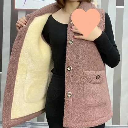 [perfect gift] Women's Winter Plush Warm Vest(🔥45% off🔥) spiyle