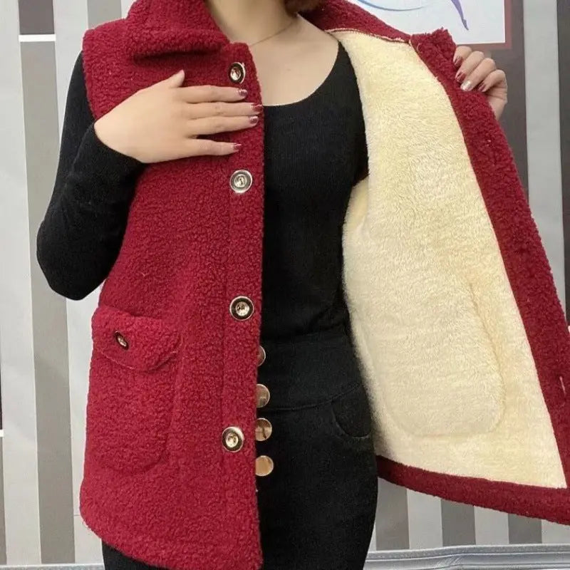 [perfect gift] Women's Winter Plush Warm Vest(🔥45% off🔥) spiyle