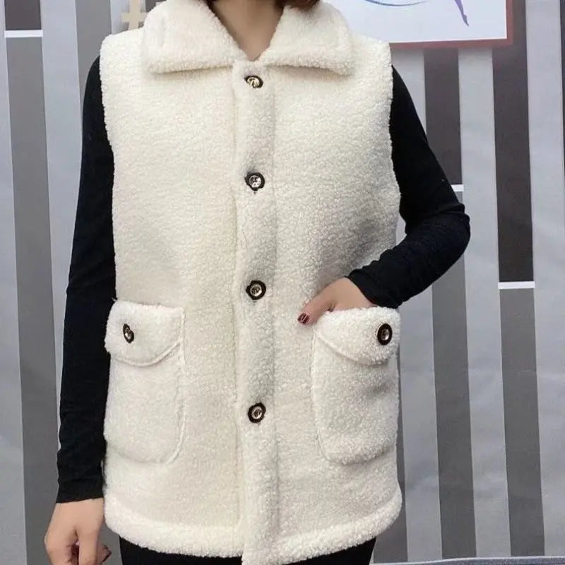 [perfect gift] Women's Winter Plush Warm Vest(🔥45% off🔥) spiyle