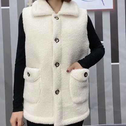 [perfect gift] Women's Winter Plush Warm Vest(🔥45% off🔥) spiyle