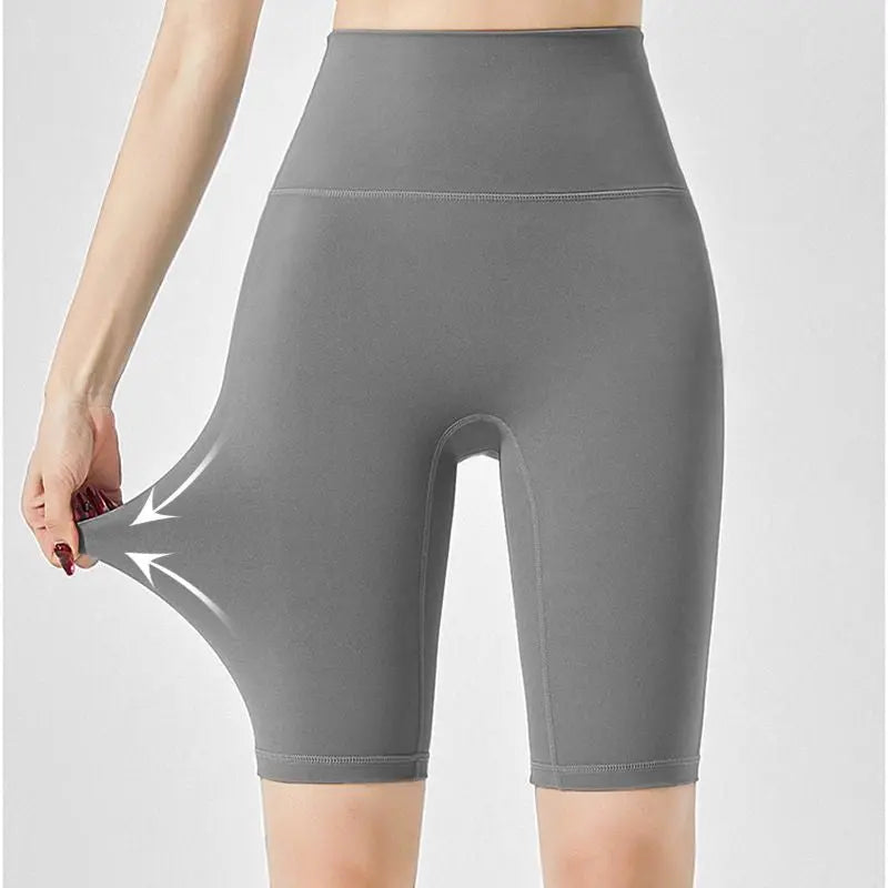 Nice Gift For Her! Women's Seamless High Waist Butt Lift Workout Shorts spiyle