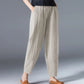 🔥Hot Sale $22.99🔥[Women’s Gift] Women's Cotton Linen Elastic Waist Casual Pants with Pockets（42%OFF) spiyle