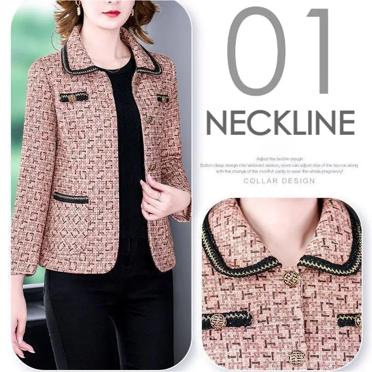 🔥Hot Sale $33.99🔥Women's Elegant Button-Down Vintage Jacket🎁（43%OFF) spiyle