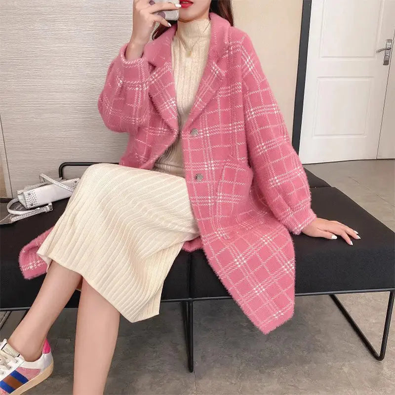 🔥Hot Sale $35.99🔥[Winter Gift] Faux Woolen Mid Length Coat（40%OFF) spiyle