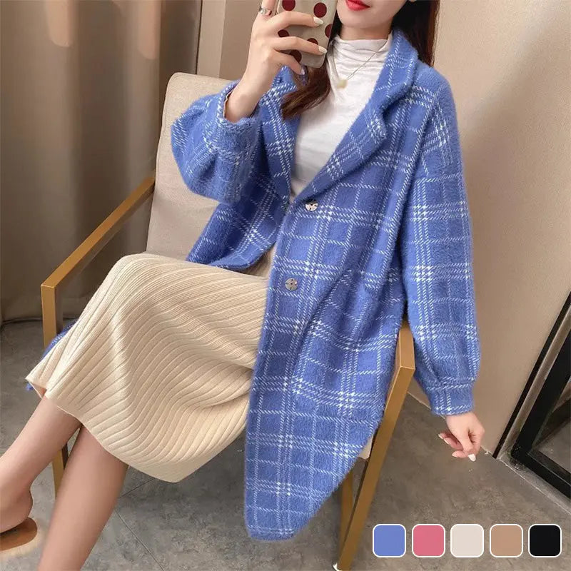 🔥Hot Sale $35.99🔥[Winter Gift] Faux Woolen Mid Length Coat（40%OFF) spiyle