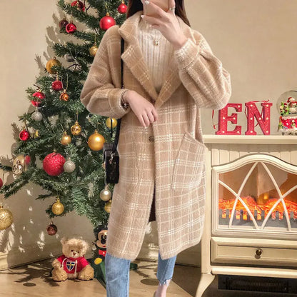 🔥Hot Sale $35.99🔥[Winter Gift] Faux Woolen Mid Length Coat（40%OFF) spiyle