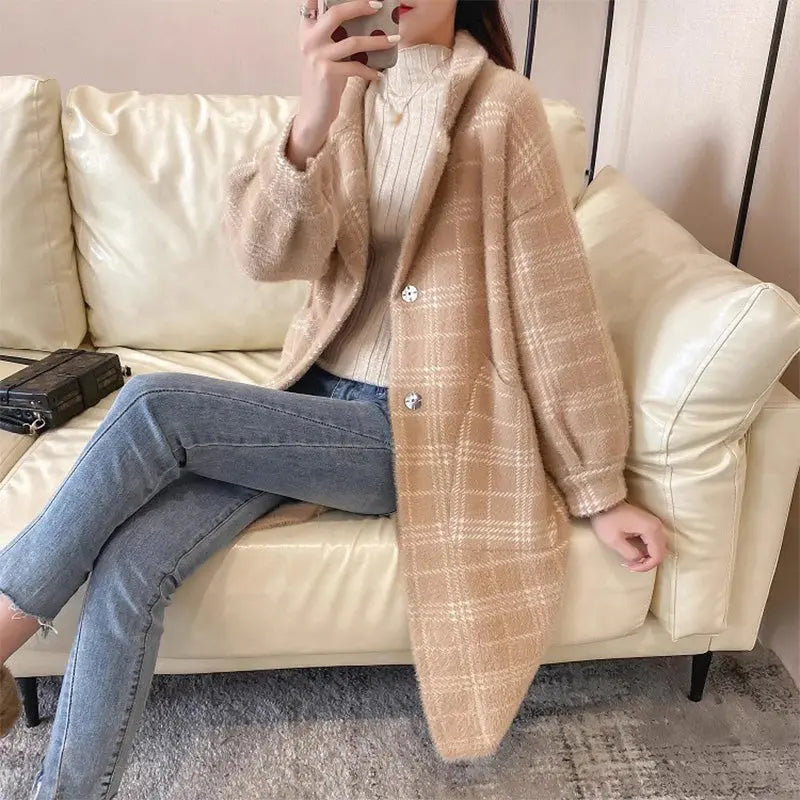 🔥Hot Sale $35.99🔥[Winter Gift] Faux Woolen Mid Length Coat（40%OFF) spiyle