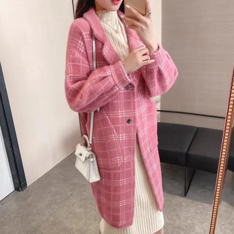 🔥Hot Sale $35.99🔥[Winter Gift] Faux Woolen Mid Length Coat（40%OFF) spiyle