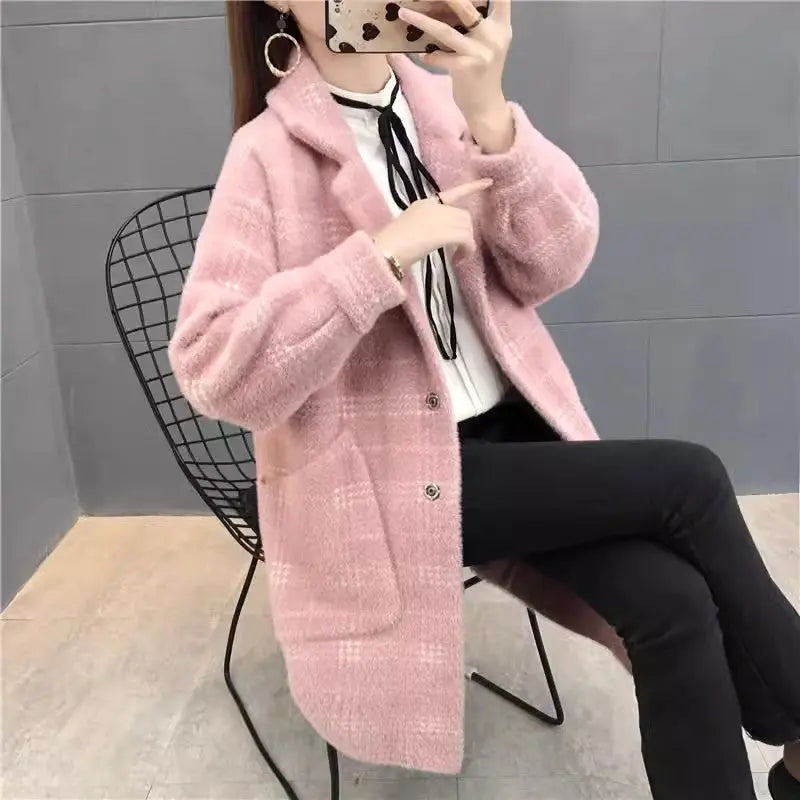 🔥Hot Sale $35.99🔥[Winter Gift] Faux Woolen Mid Length Coat（40%OFF) spiyle