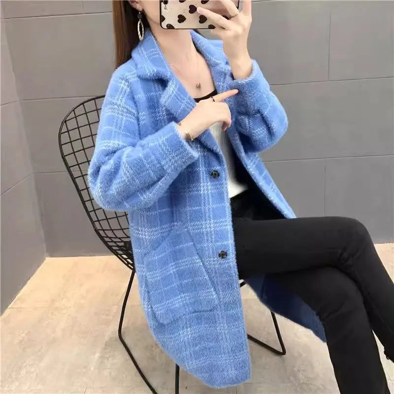 🔥Hot Sale $35.99🔥[Winter Gift] Faux Woolen Mid Length Coat（40%OFF) spiyle