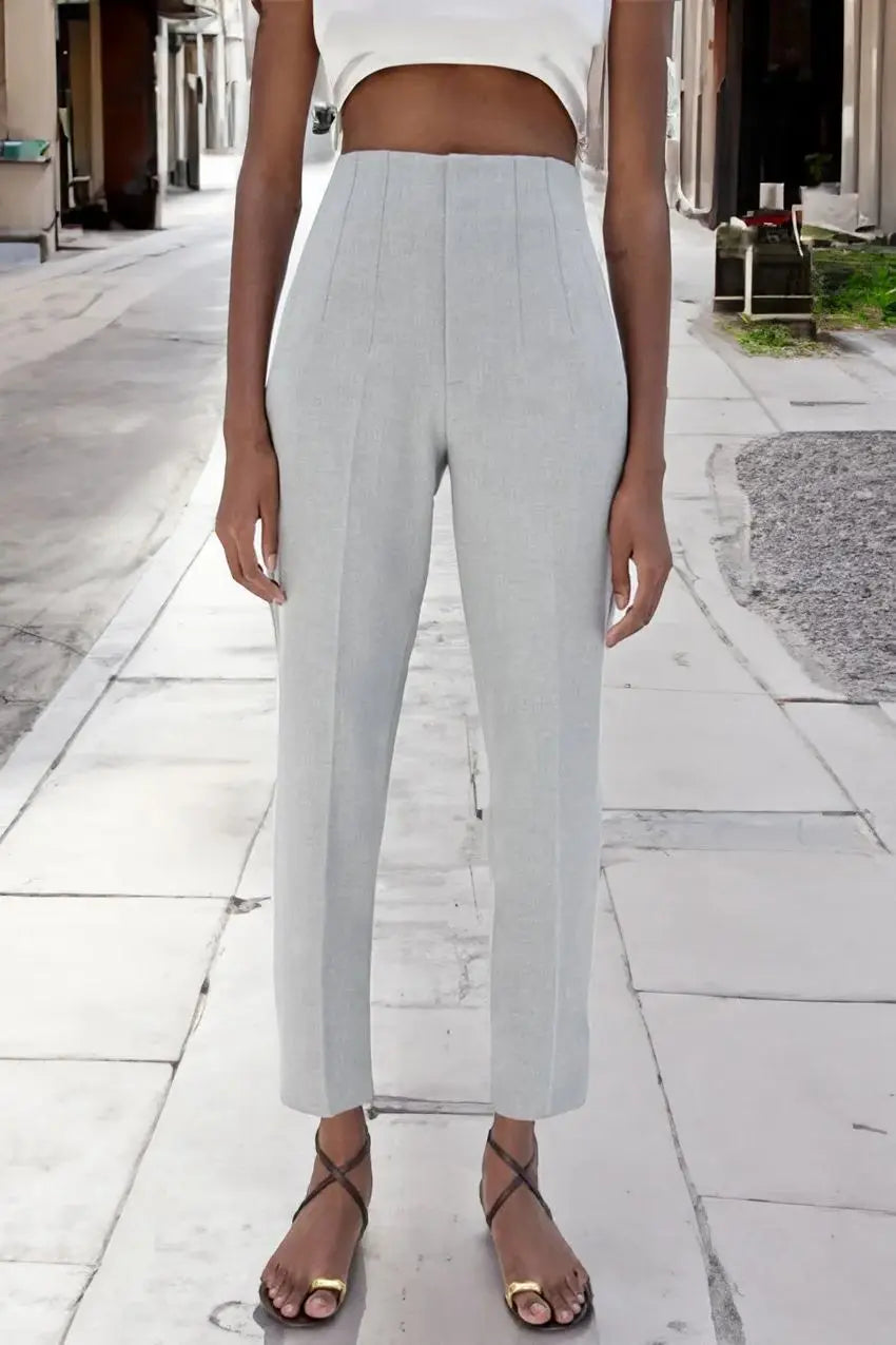 🎉New Product Launch💐–Tailored Pleat High Waist Pants（50%OFF🔥） spiyle