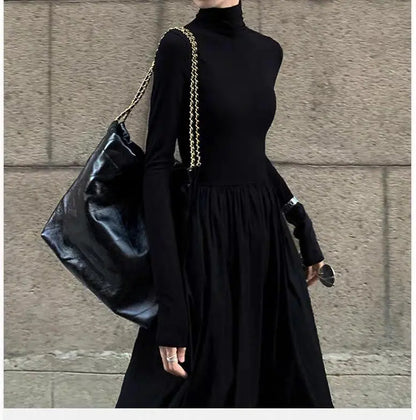 🔥Hot Sale29.99🔥[ideal gift] Women's Elegant Turtleneck Dress（40%OFF) spiyle