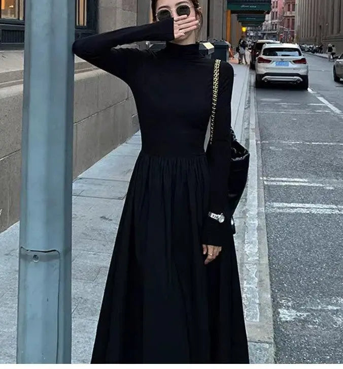 🔥Hot Sale29.99🔥[ideal gift] Women's Elegant Turtleneck Dress（40%OFF) spiyle