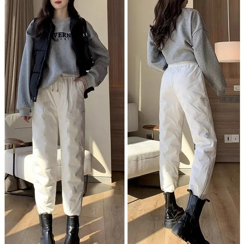 🔥Hot Sale35.99🔥Winter Gift! Women's Stylish Down Cotton Jogger Pants(40%OFF) spiyle