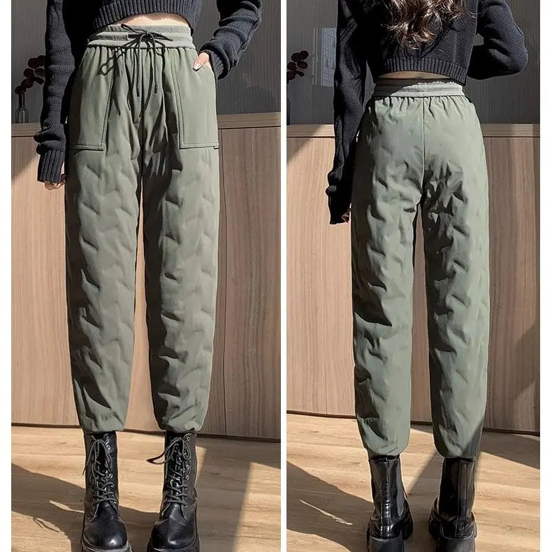 🔥Hot Sale35.99🔥Winter Gift! Women's Stylish Down Cotton Jogger Pants(40%OFF) spiyle