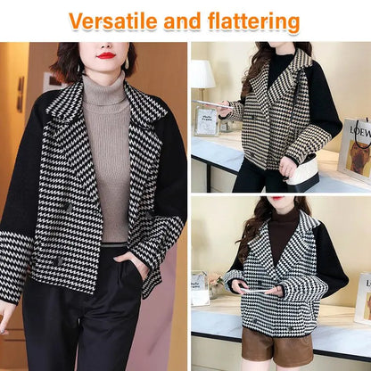 🔥Hot Sale29.99🔥2023 Fall And Winter New Small Short Tweed Female Jacket(40%OFF) spiyle