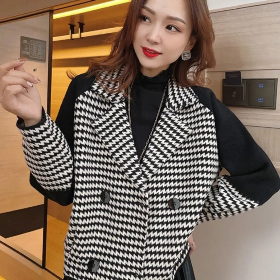 🔥Hot Sale29.99🔥2023 Fall And Winter New Small Short Tweed Female Jacket(40%OFF) spiyle