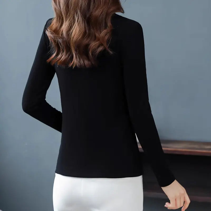 🎄🔥HOT SALE 26.99 🔥✨[ideal gift] Women’s Elegant Turtleneck Bottoming Shirt(42%OFF) spiyle