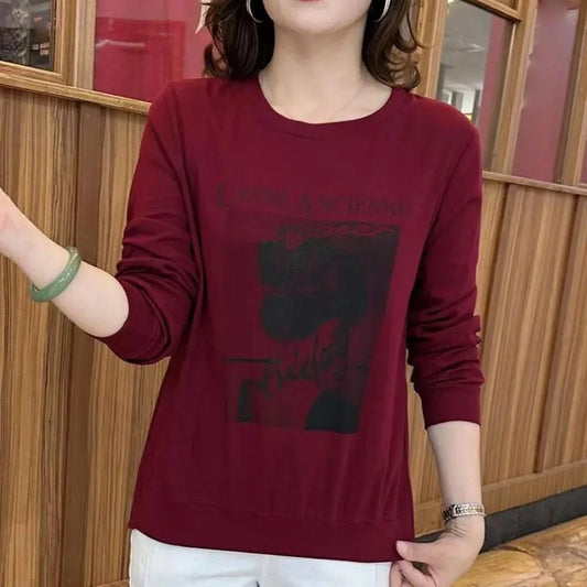 🔥✨HOT SALE 24.99🎄🔥Women’s Loose Casual Long-sleeved Pullover - Great Gift(46%OFF) spiyle