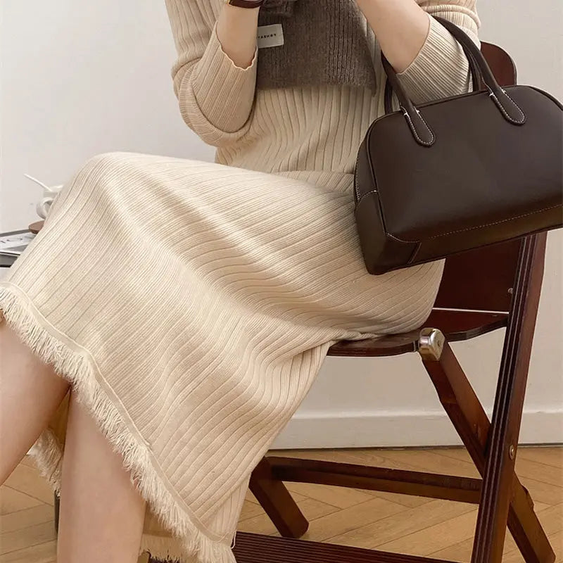 ✨🔥HOT SALE 36.99🔥🎄[Best Gift For Her] Women's Long Knitted Dress(40%OFF) spiyle