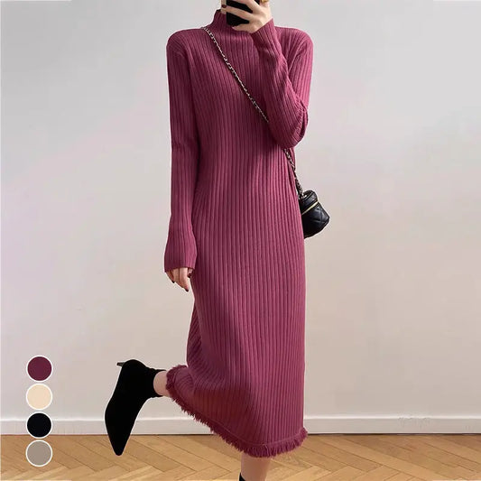 ✨🔥HOT SALE 36.99🔥🎄[Best Gift For Her] Women's Long Knitted Dress(40%OFF) spiyle